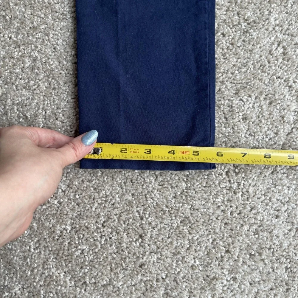 Polo Ralph Lauren Chino Pants Kids 8 Blue Twill Pockets Casual School Fall
